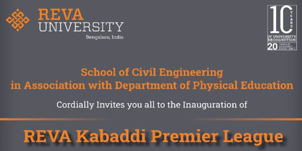 REVA Kabaddi Premier League 2021 Report
