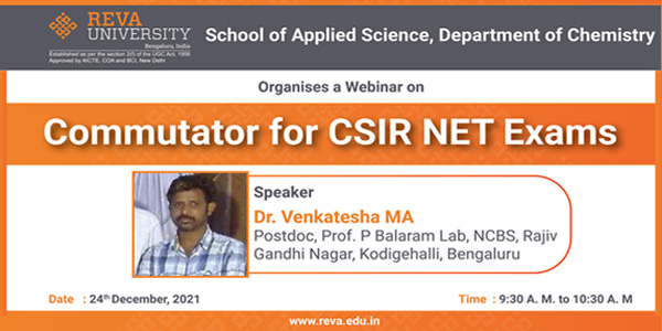 29th Webinar Report on Commutatot for CSIR NET Exams