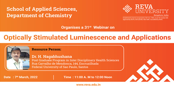 31st Webinar Report on Optically Stimulated Luminescence and Application