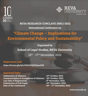 Climate Change-Implications for Environmental Policy and Sustainability