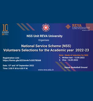 NSS  Volunteers Selections for the Academic year 2022-23