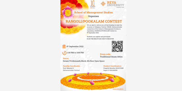 REPORT ON RANGOLI COMPETITION