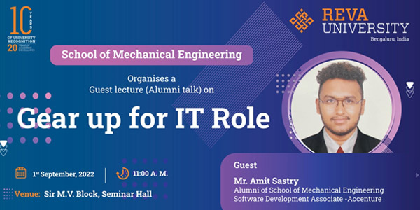 Technical Talk on “Gear Up for IT Role”