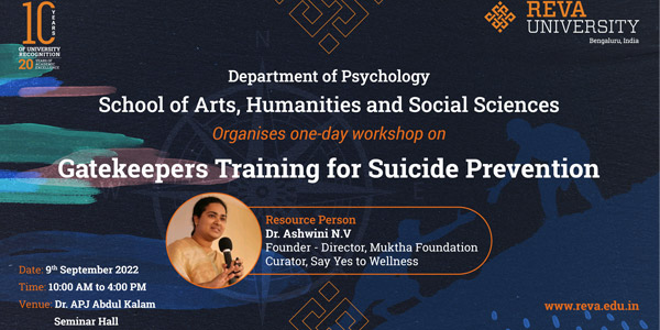 Gatekeepers’ Training for Suicide Prevention
