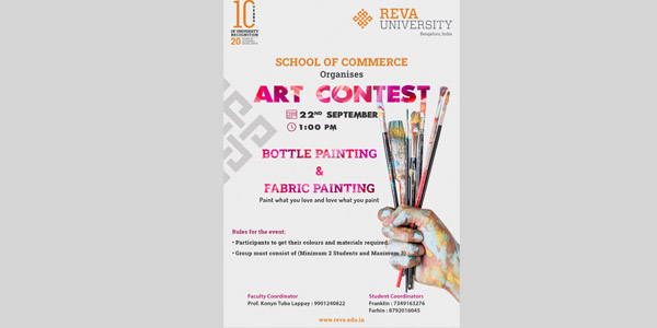Art Contest- Bottle and Fabric Panting
