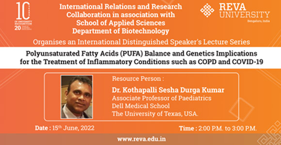 Polyunsaturated Fatty Adds (PUFA) Balance and Genetics Implications for the Treatment of Inflammatory Conditions such as COPD and COYM-19