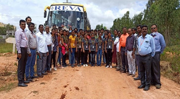 REVA Vanamahothsva, a tree plantation drive in Yediyur near Bagalur