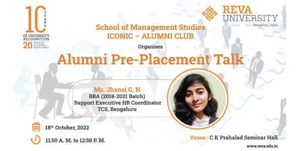Alumni Pre Placement Talk