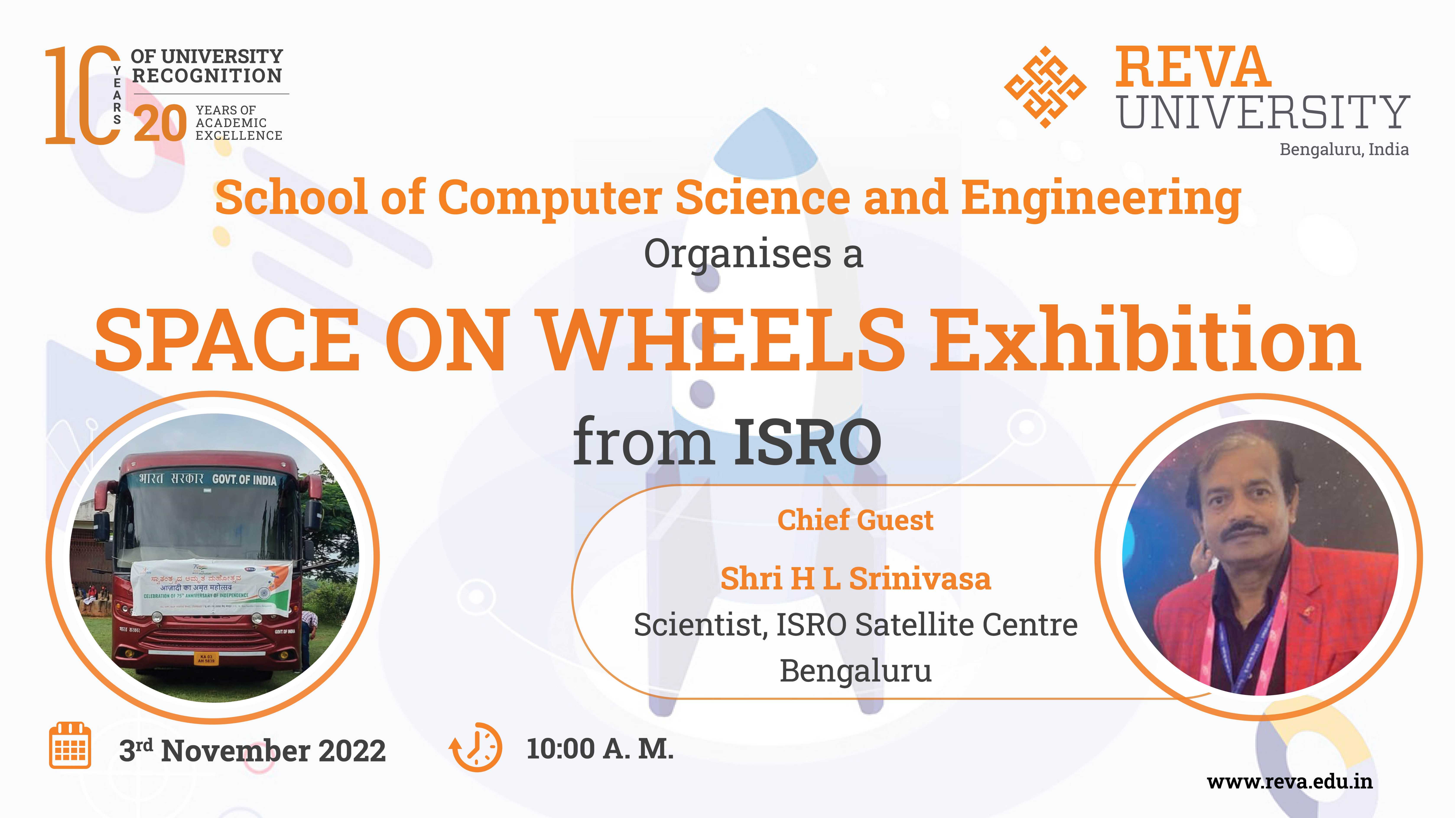 Space on Wheels a mobile exhibition unit of the Indian Space Research Organisation (ISRO)