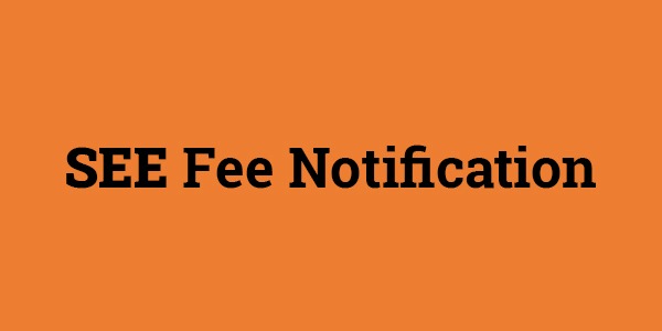 Semester End Examination fee Notification 2022-NOVEMBER