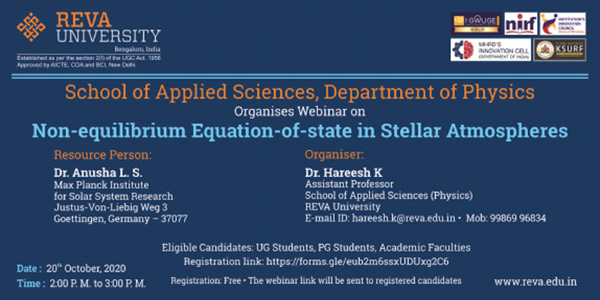 Guest lecturer on Non-equilibrium equation-of-state in stellar atmospheres