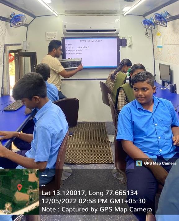 Education on Wheels (EOW)-Government Higher Primary School, Marenahalli
