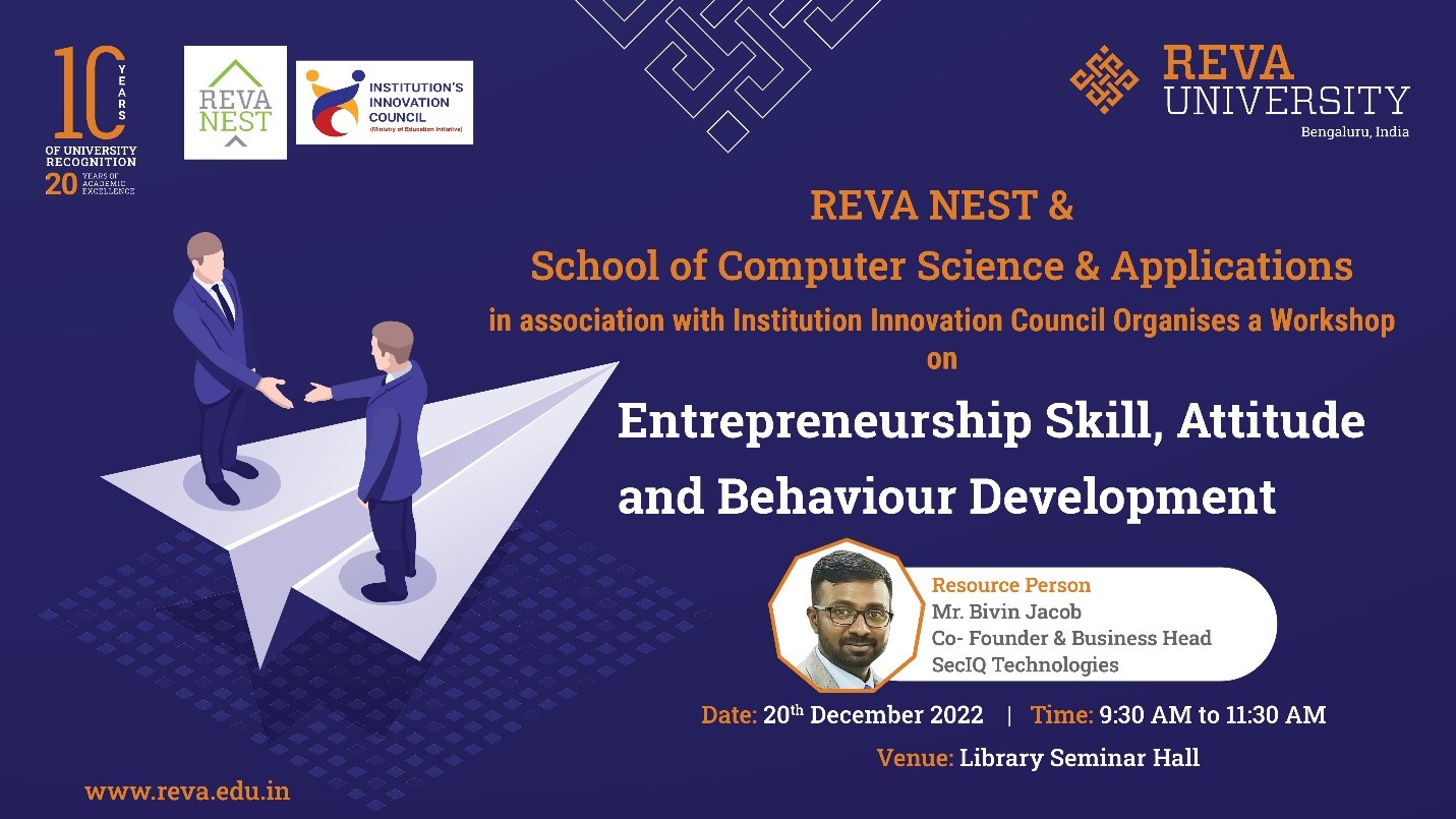Entrepreneurship Skill, Attitude and Behavior Development