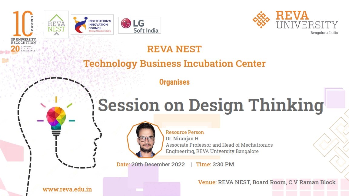 Technology Business Incubation Center Organizes  “Session on Design Thinking”
