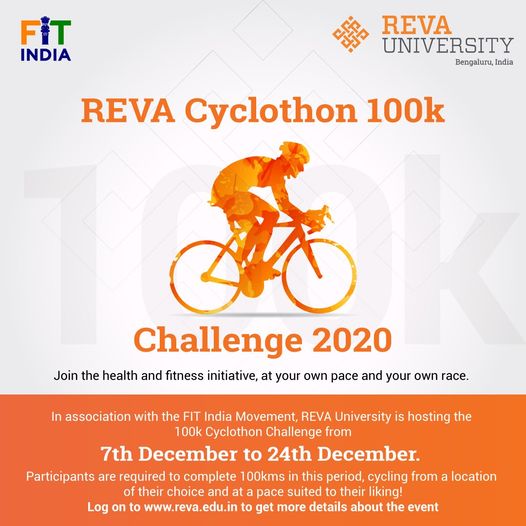 FIT INDIA CYCLOTHON – FITNESS KA DOZE AADHA GHANTA ROZ-2020