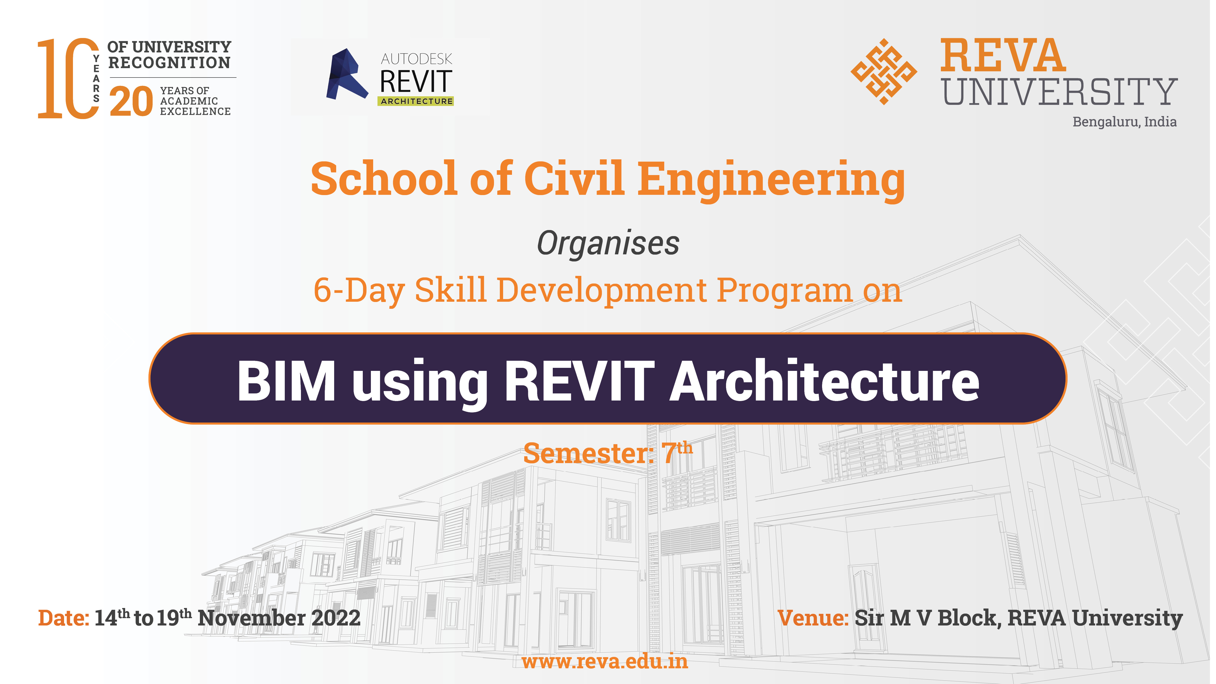 BIM using REVIT Architecture-SCHOOL OF CIVIL ENGINEERING
