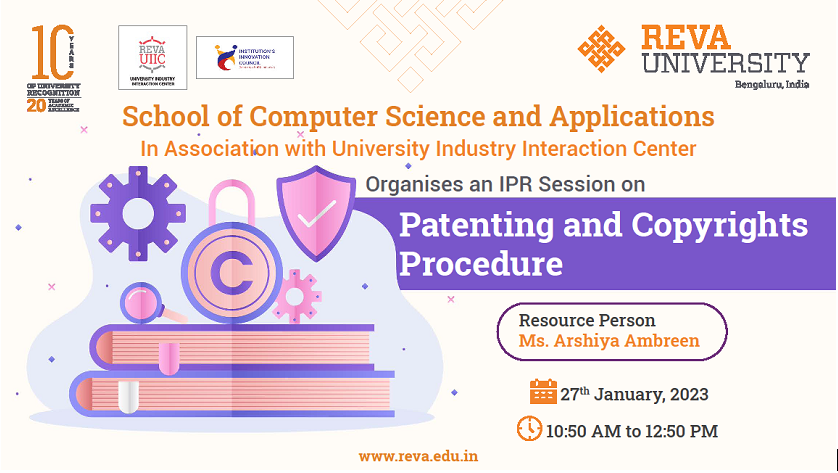 Session on Patenting and Copyrights Procedure