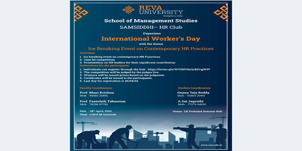 Ice Breaking Event on Contemporary HR Practices