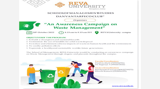 “An awareness campaign on Waste Management”