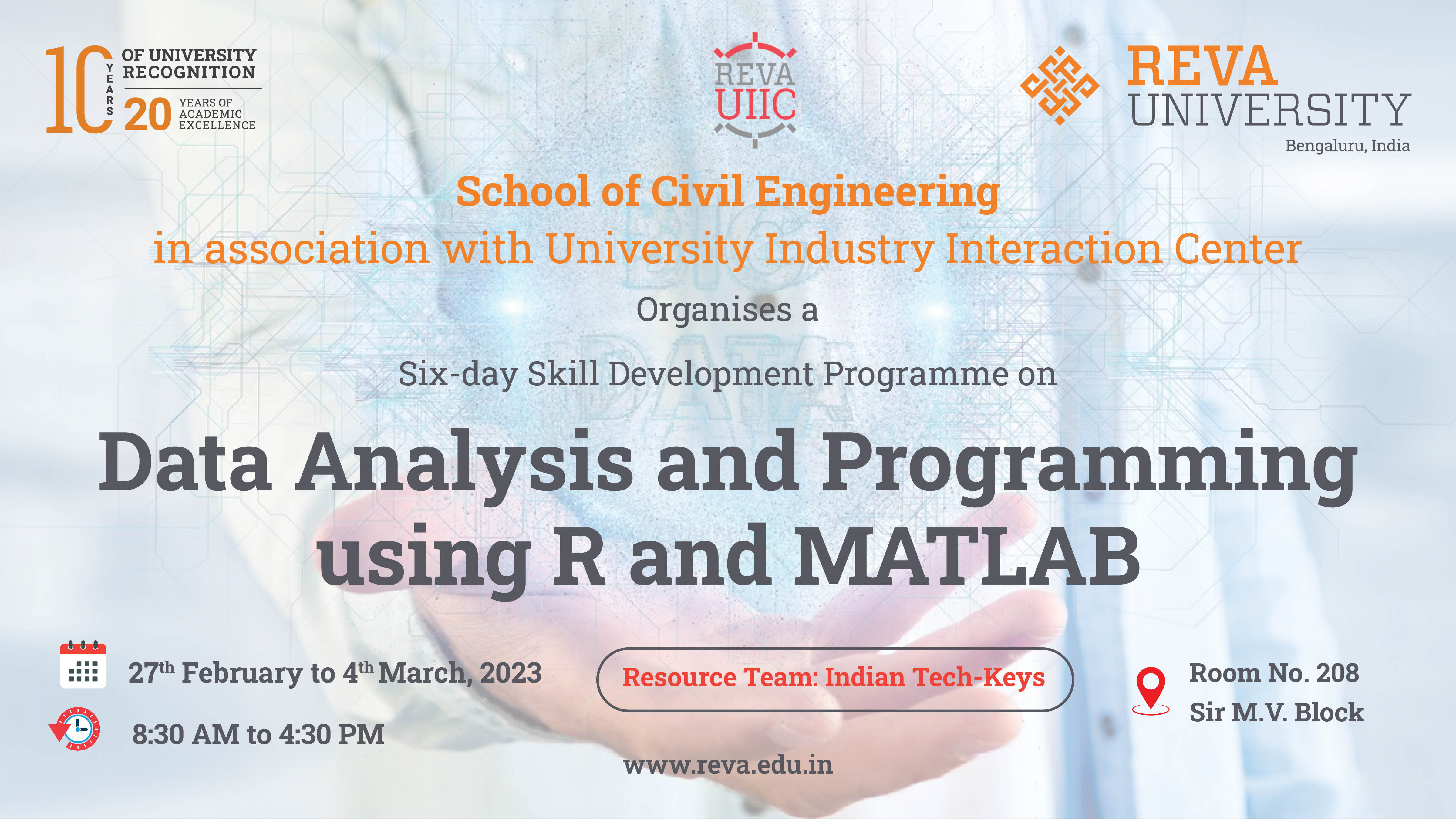 Data analysis and programming using R and MATLAB