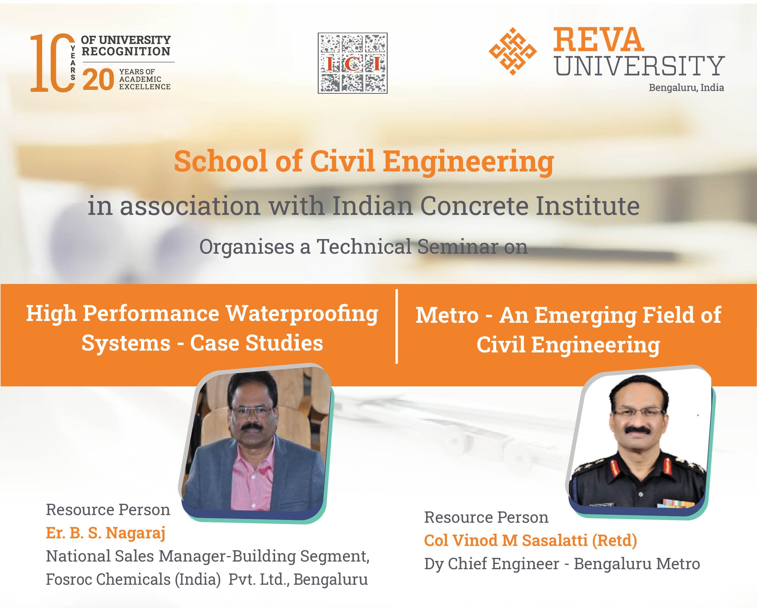 Technical Seminars - School of Civil Engineering
