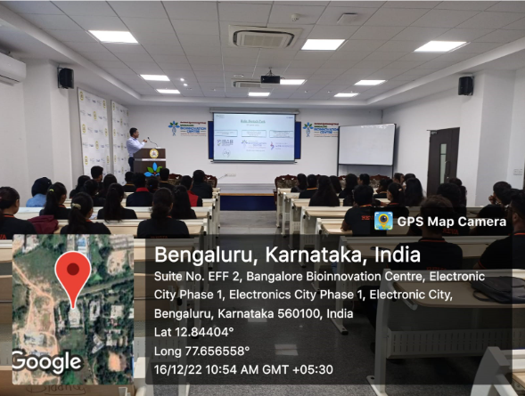 Industry Visit to Bangalore Bioinnovation Centre, Bangalore