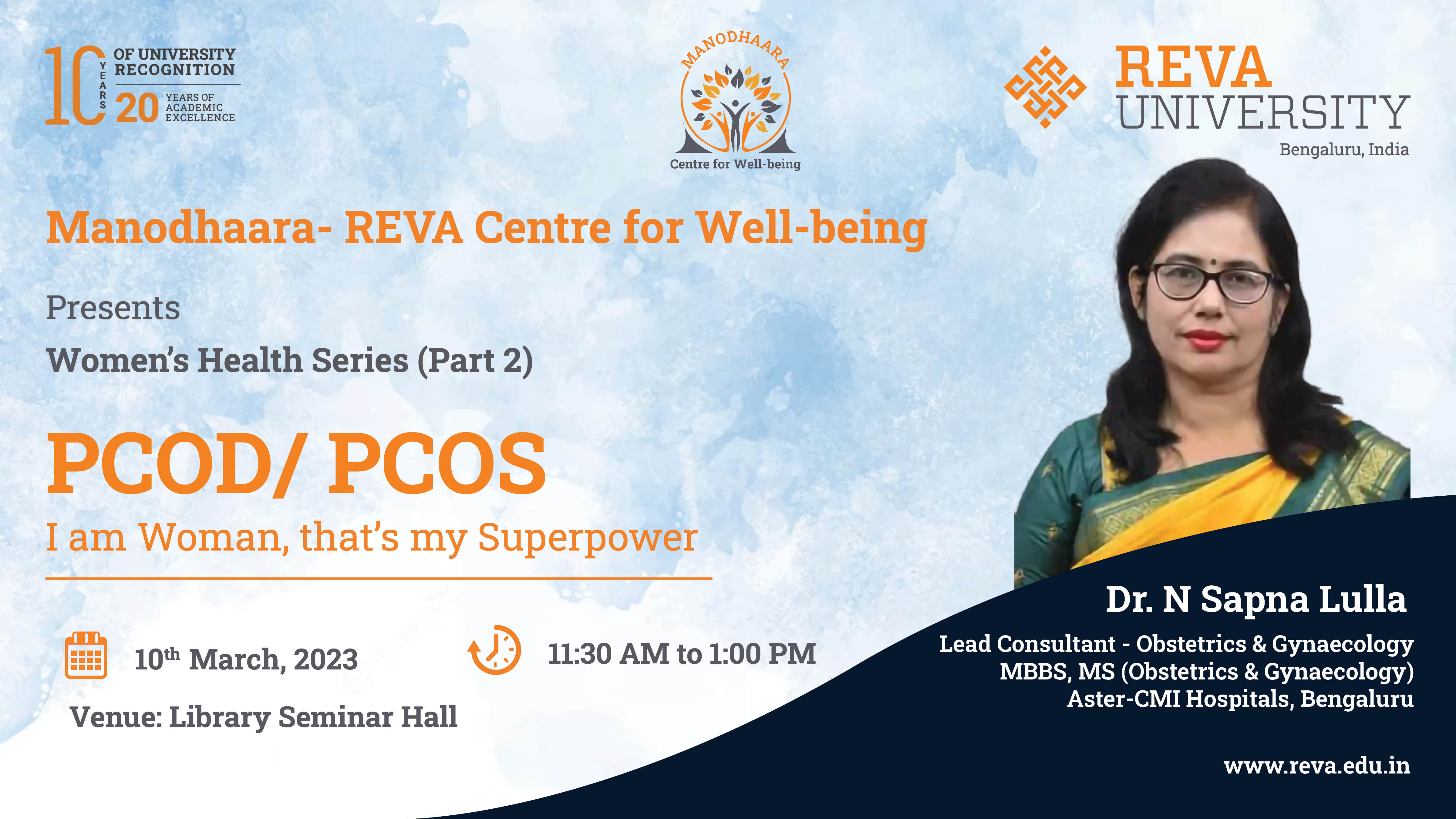 Manodhaara - REVA centre for wellbeing