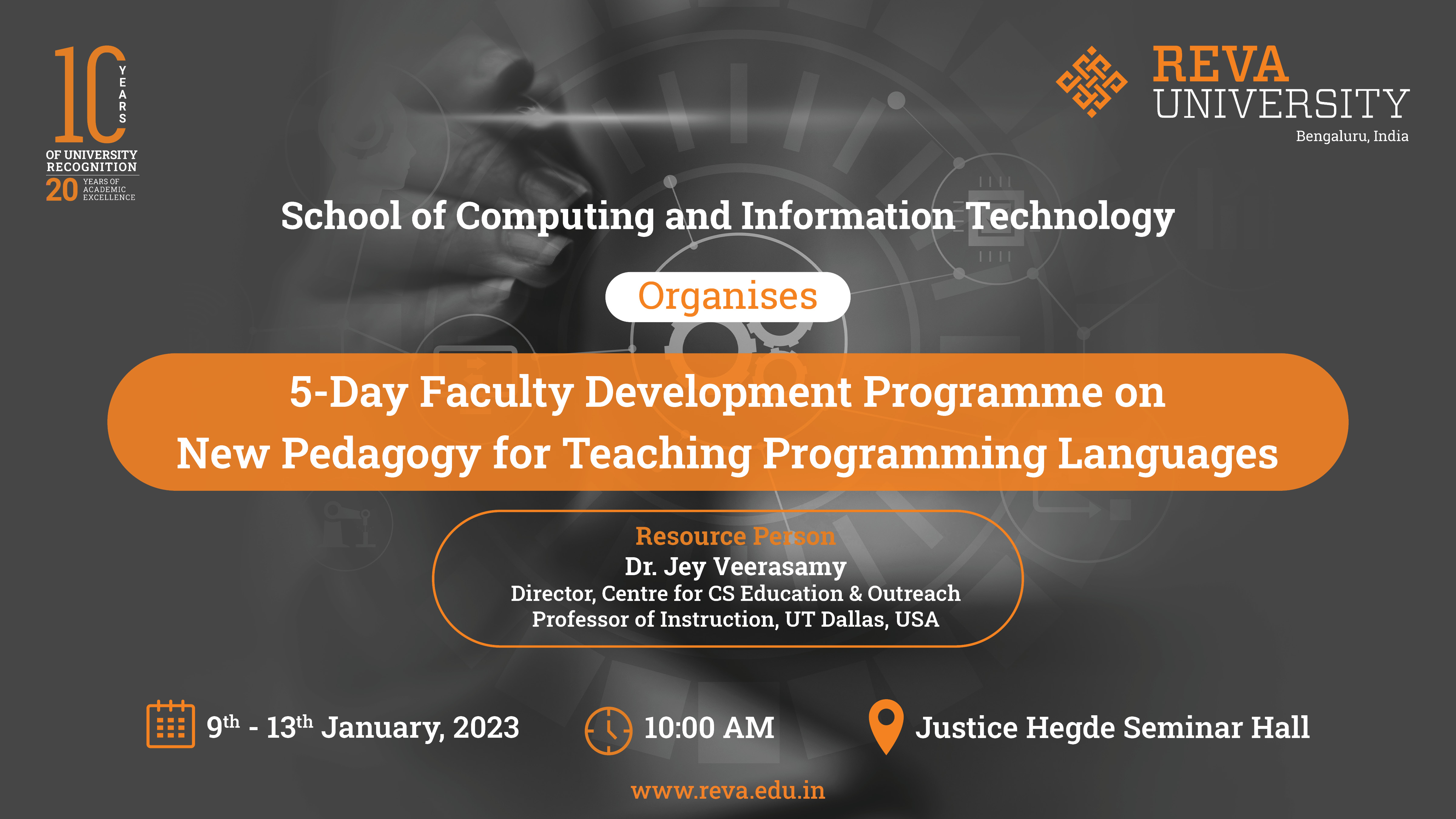 5-Day Faculty Development Program On New Pedagogy for Teaching Programming Languages