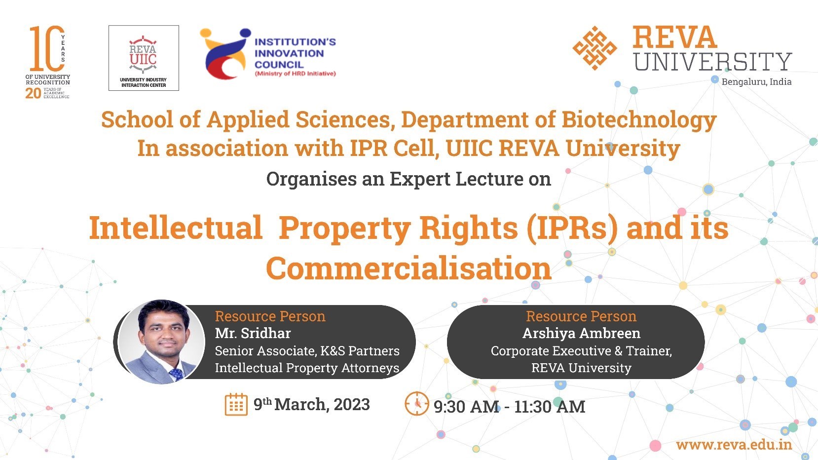 Intellectual Property Rights (IPR’s) and its Commercialization