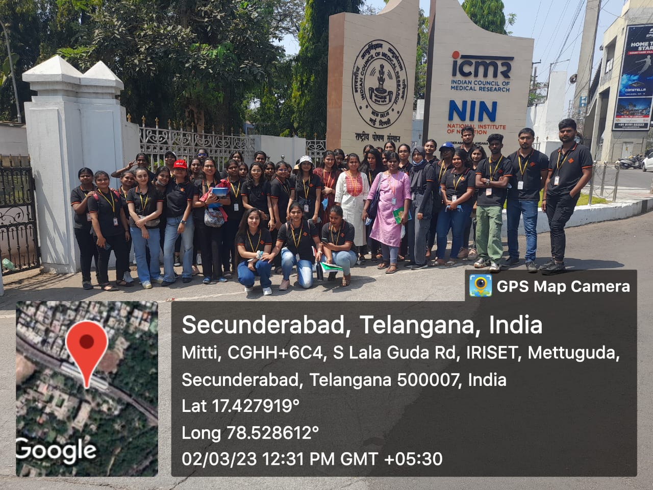 Industrial Visit –ICMR NIN -School of Allied Health Sciences