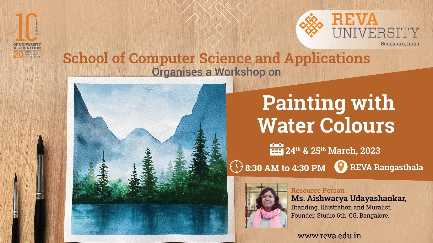 Painting with water colors