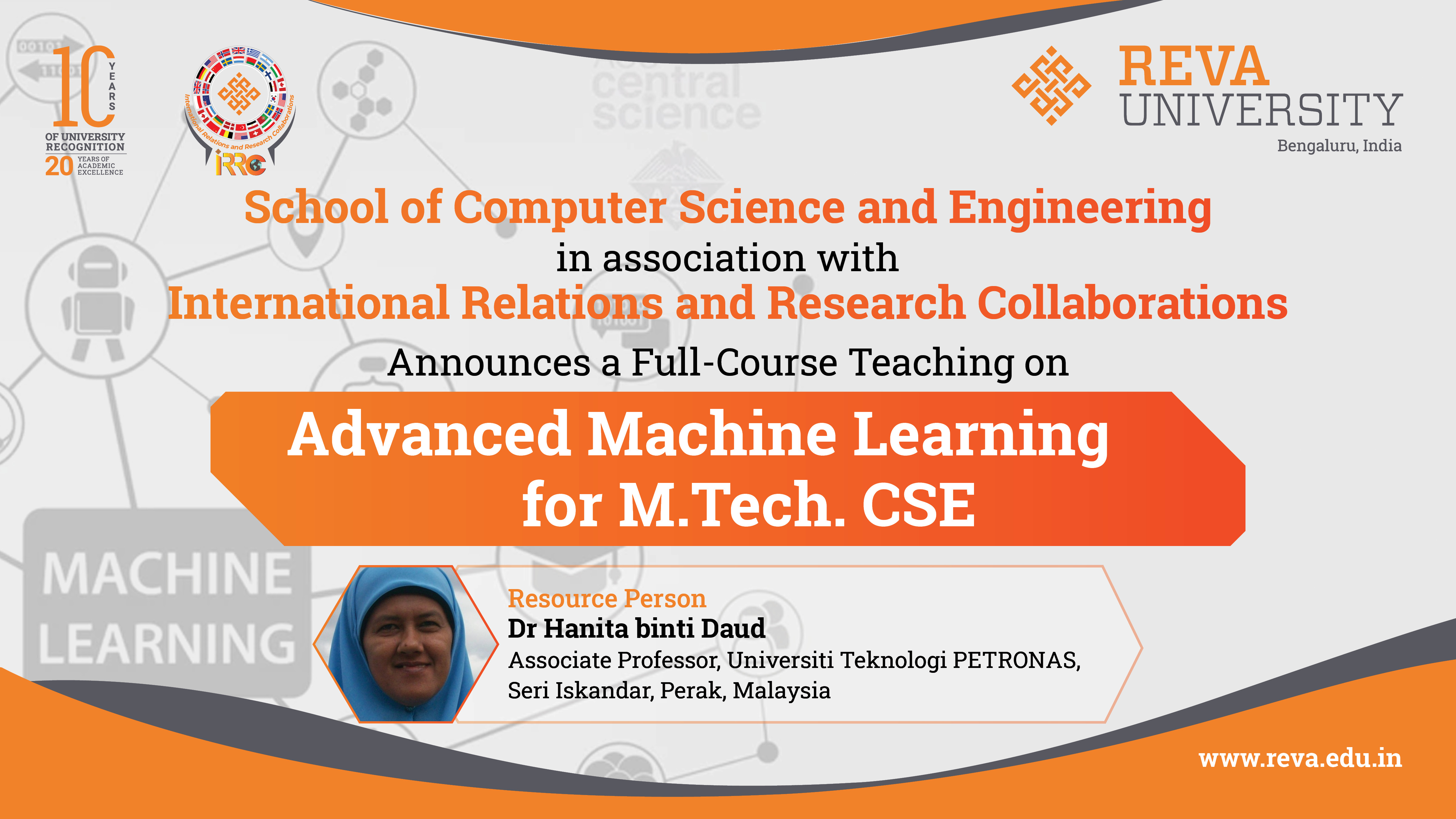 Advanced Machine Learning for M. Tech. CSE