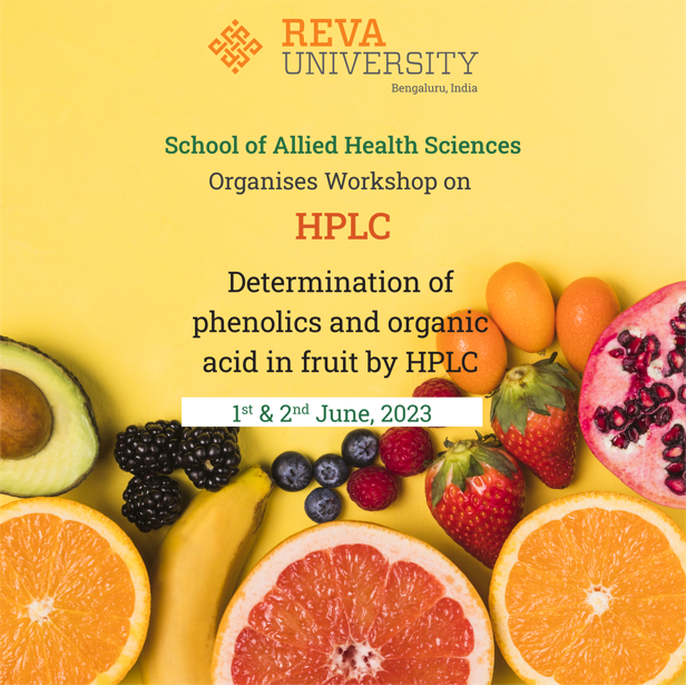 Determination of phenolics and organic acid in fruit by HPLC