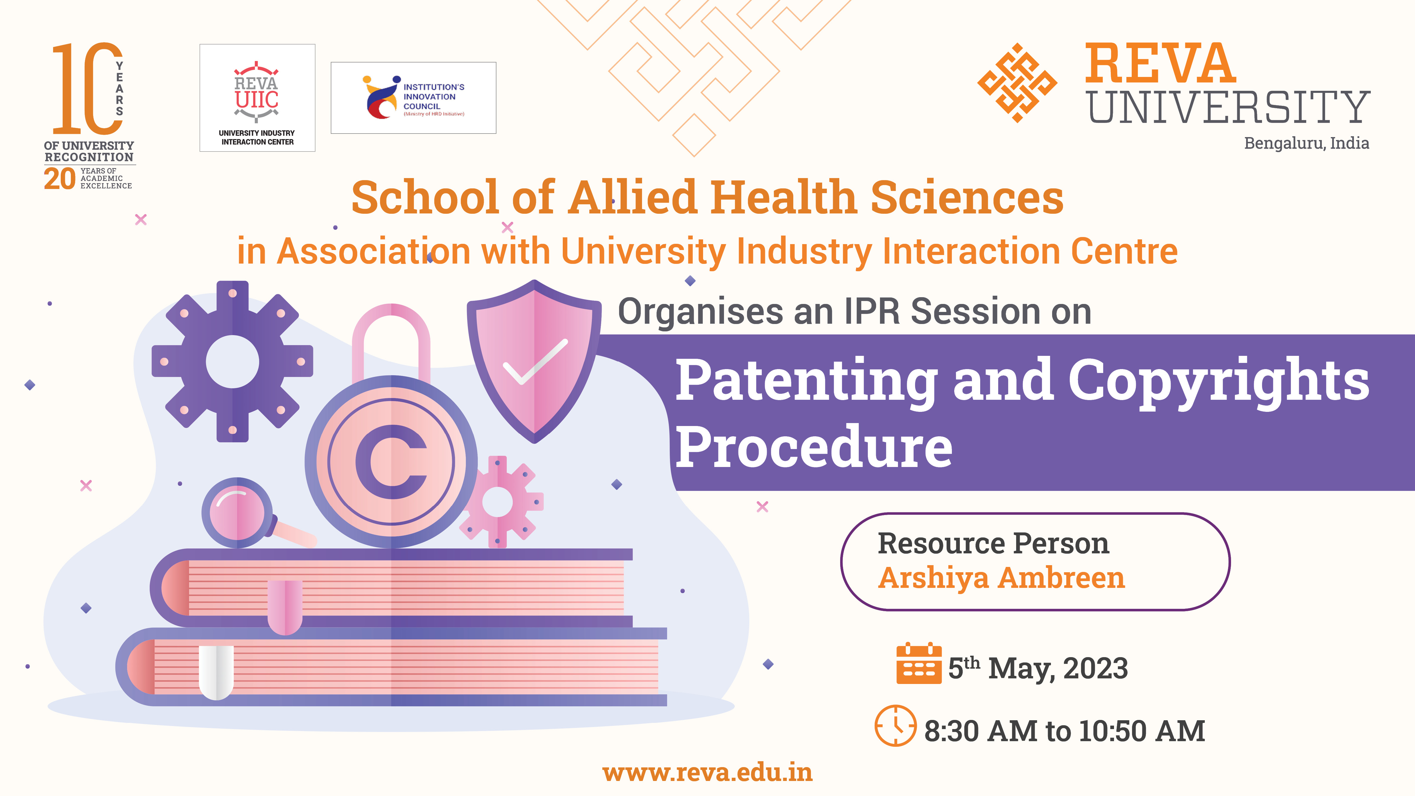 IPR Session on Patenting and Copyrights Procedure