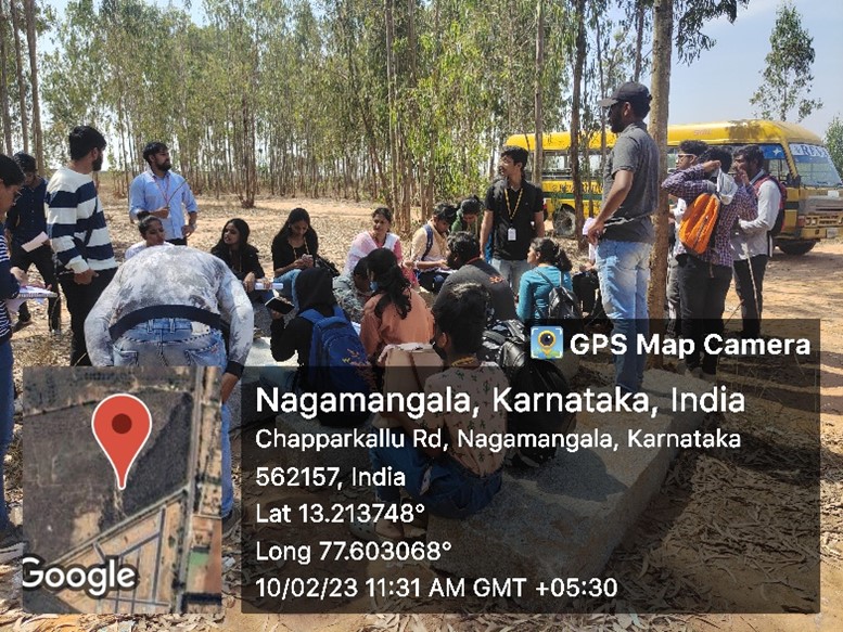 MULTI DISCIPLINARY campus site visit AT NAGAMANGALA, KARNATAKA