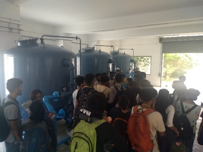 Site visit to STP (Sewage Treatment Plant)