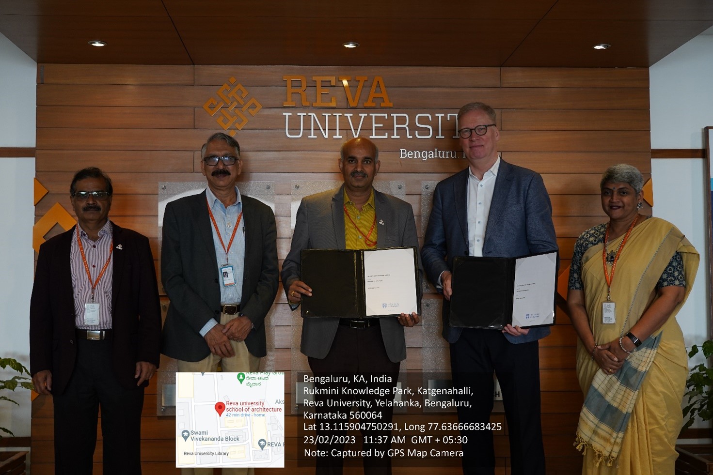 MoU SIGNING BETWEEN REVA UNIVERSITY AND UNIVERSITY OF DUNDEE