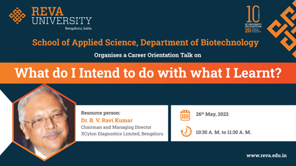 Report on career orientation talk on “Frontiers In Molecular Biology & Biotechnology”