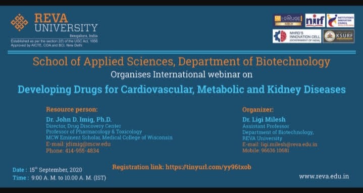 WEBINAR REPORT ON DEVELOPING DRUGS FOR CARDIOVASCULAR, METABOLIC, AND KIDNEY DISEASES
