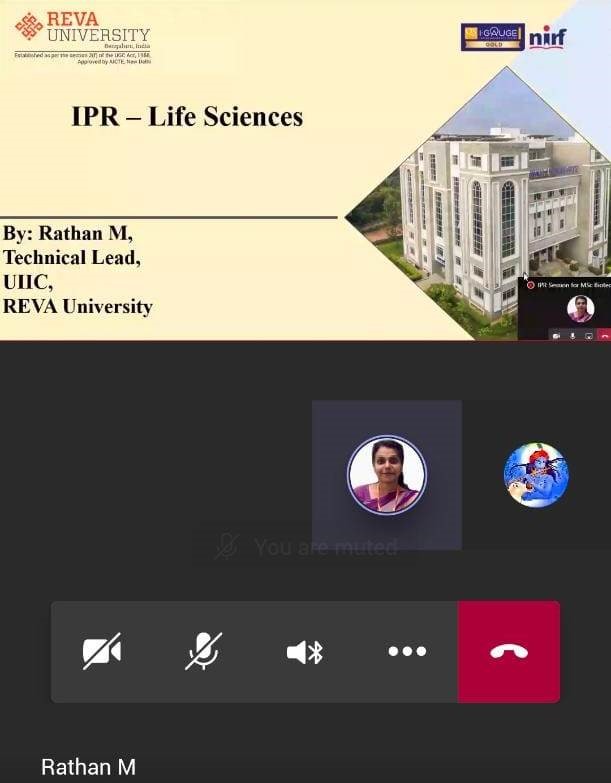 Report on IPR session-skill development program