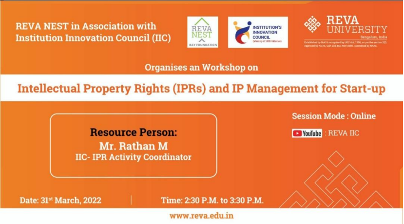 Intellectual Property Rights (IPRs) and IP Management for Start-up’s