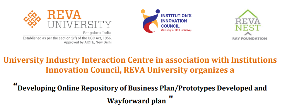 Developing Online Repository of Business Plan/Prototypes Developed and  Way forward plan
