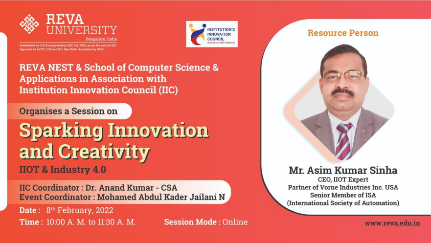 Session on Sparking Innovation and Creativity