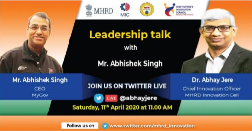 Leadership Talk Series with Mr. Abhishek Singh