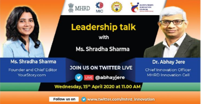 Leadership Talk Series with Ms. Shradha Sharma