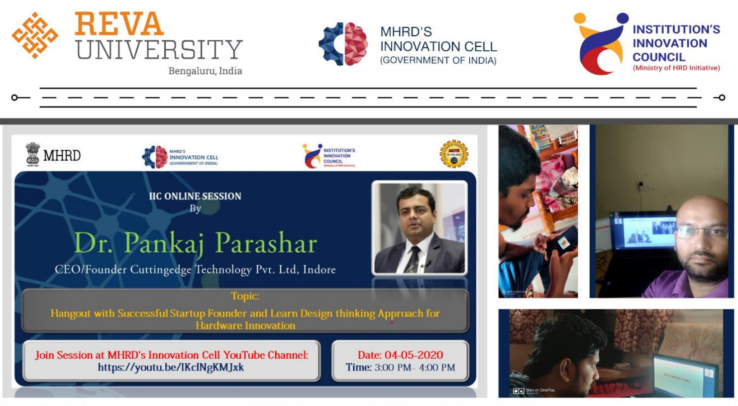 Report on IIC Webinar session Series with Dr. Pankaj Parashar