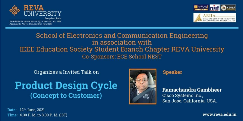 Invited Talk On Product Design Cycle
