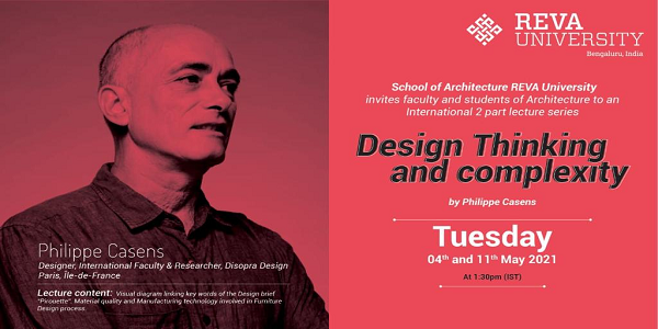 International 2 Part Lecture series Design Thinking and Complexity