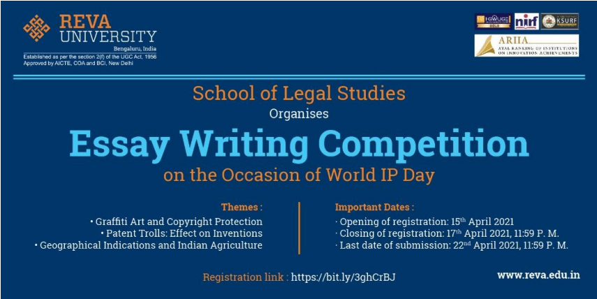 Essay Writing Competition by School of Legal Studies