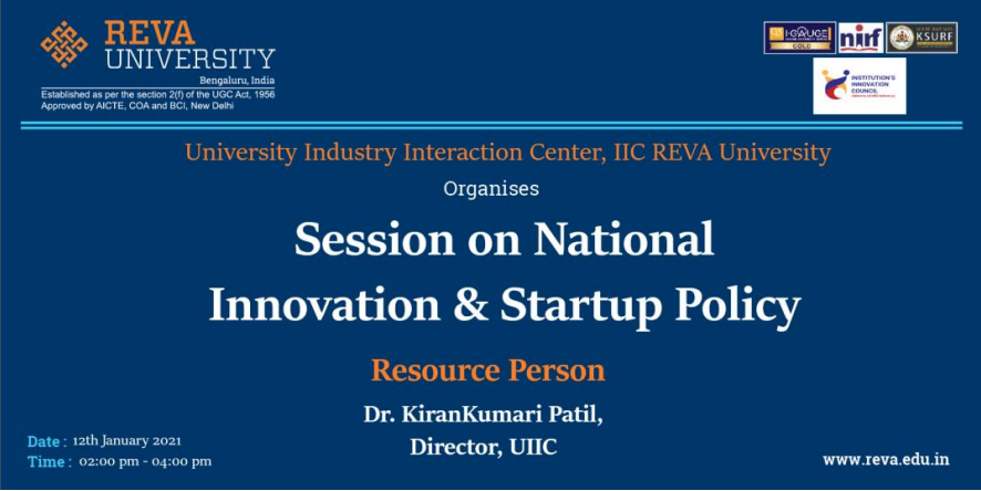Orientation Session on National Innovation & Startup Policy